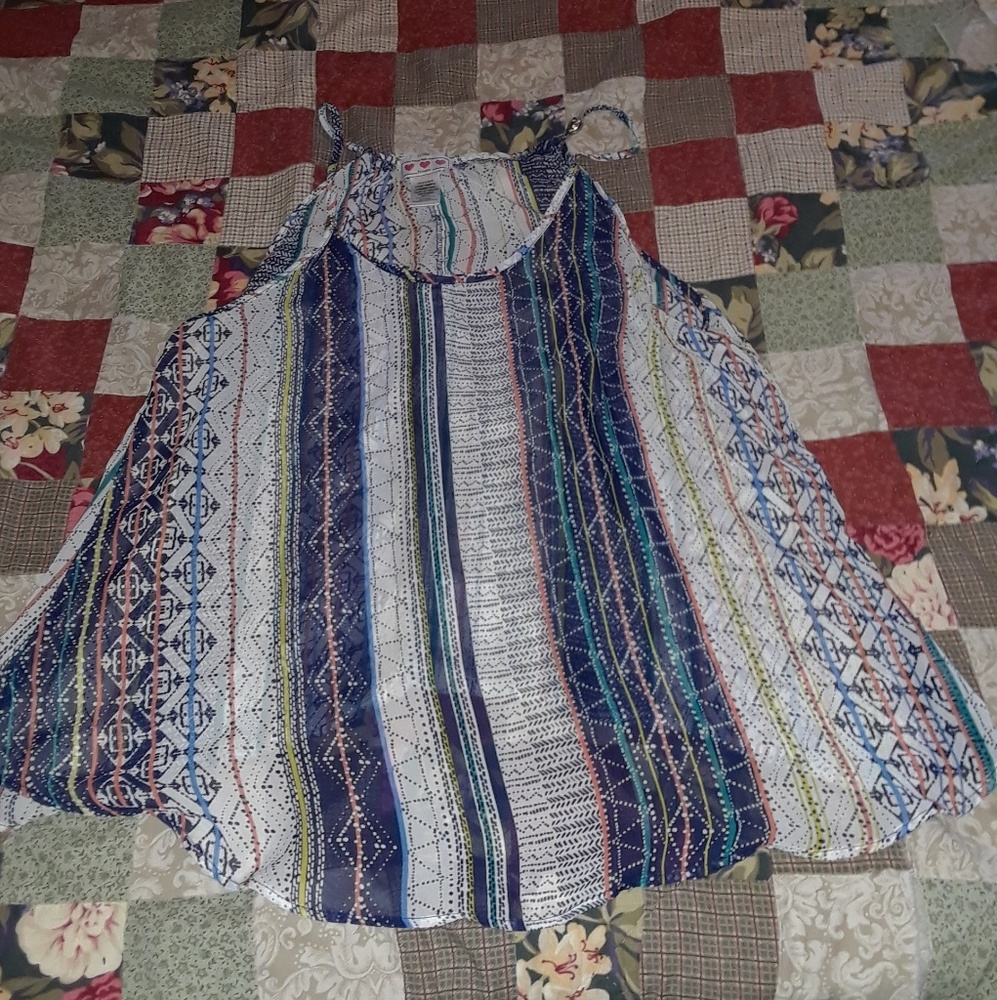 Multi colored tank top